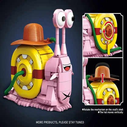 One Piece Phone Bug Building Blocks, 3D Puzzle Model Kit, Boy Engineering Toy