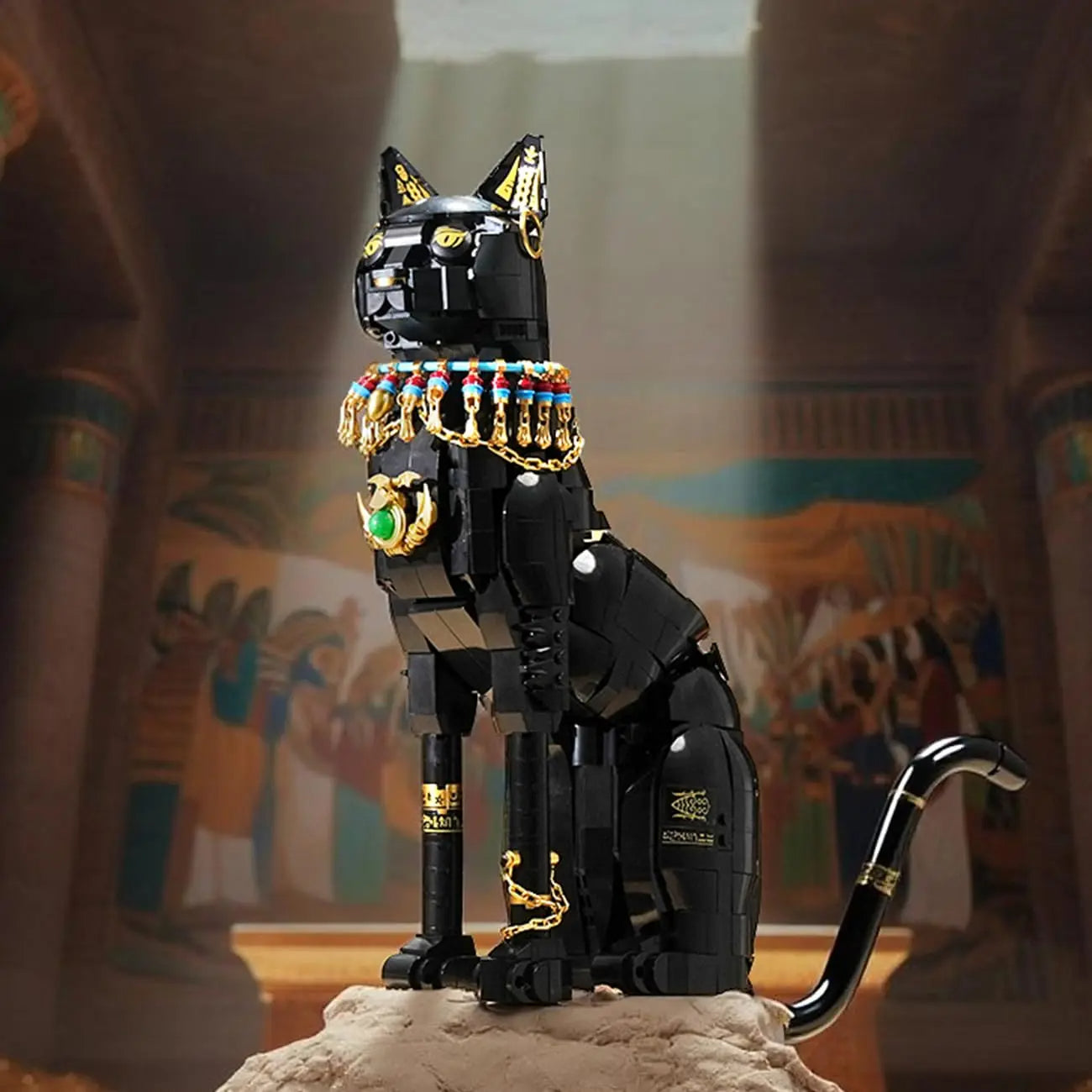 Egyptian Pharaoh Cat Building Set