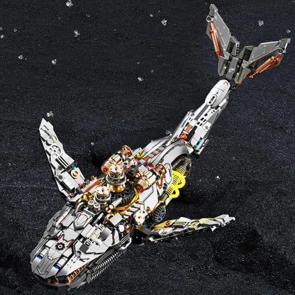 Mechanical Whale Metal Building Blocks