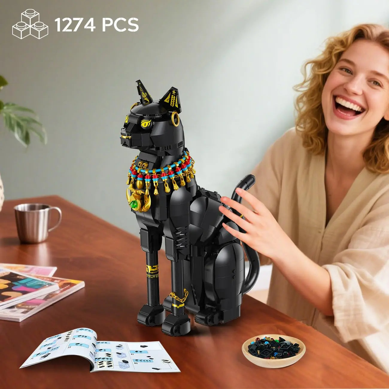 Egyptian Pharaoh Cat Building Set