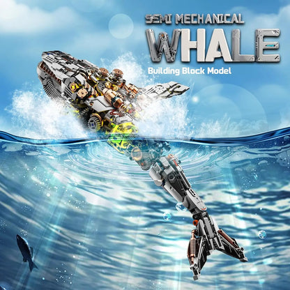 Mechanical Whale Metal Building Blocks
