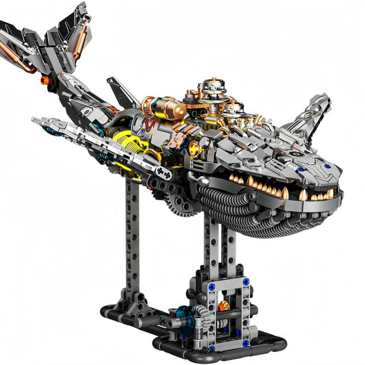 Mechanical Whale Metal Building Blocks