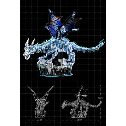 1646pcs MJi 13093 The Dark Ice Dragon
