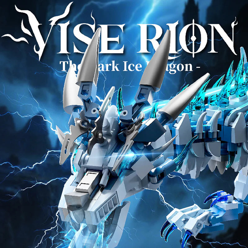 1646pcs MJi 13093 The Dark Ice Dragon