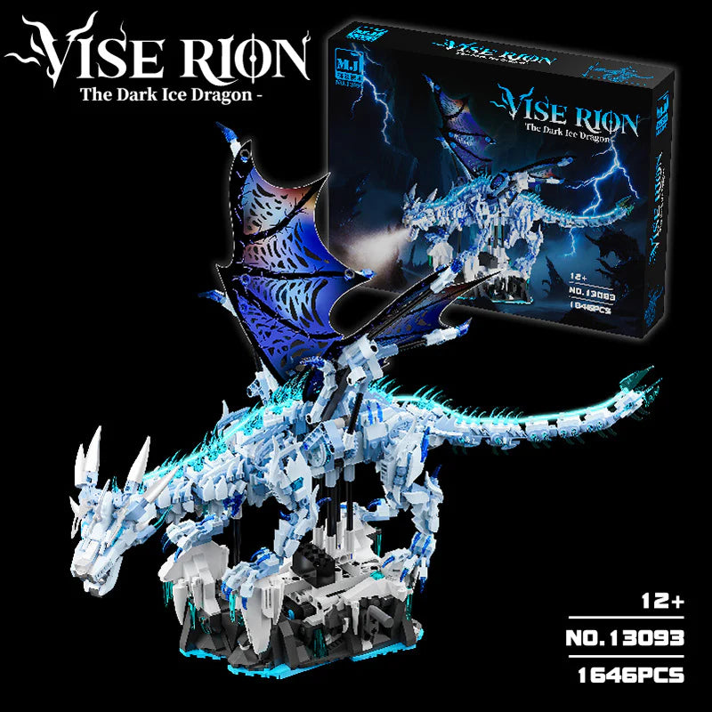 1646pcs MJi 13093 The Dark Ice Dragon